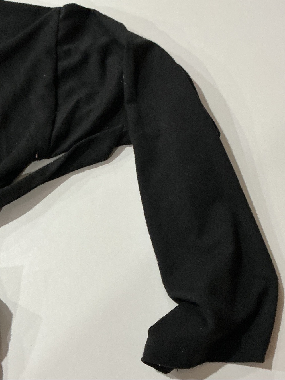 Jones New York Black Hooded Wrap Cardigan - Picture 11 of 14